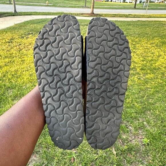 Birkenstock Madrid Black Patent Leather Sandals Birk Size‎ 41 L10 M8 - Picture 8 of 16